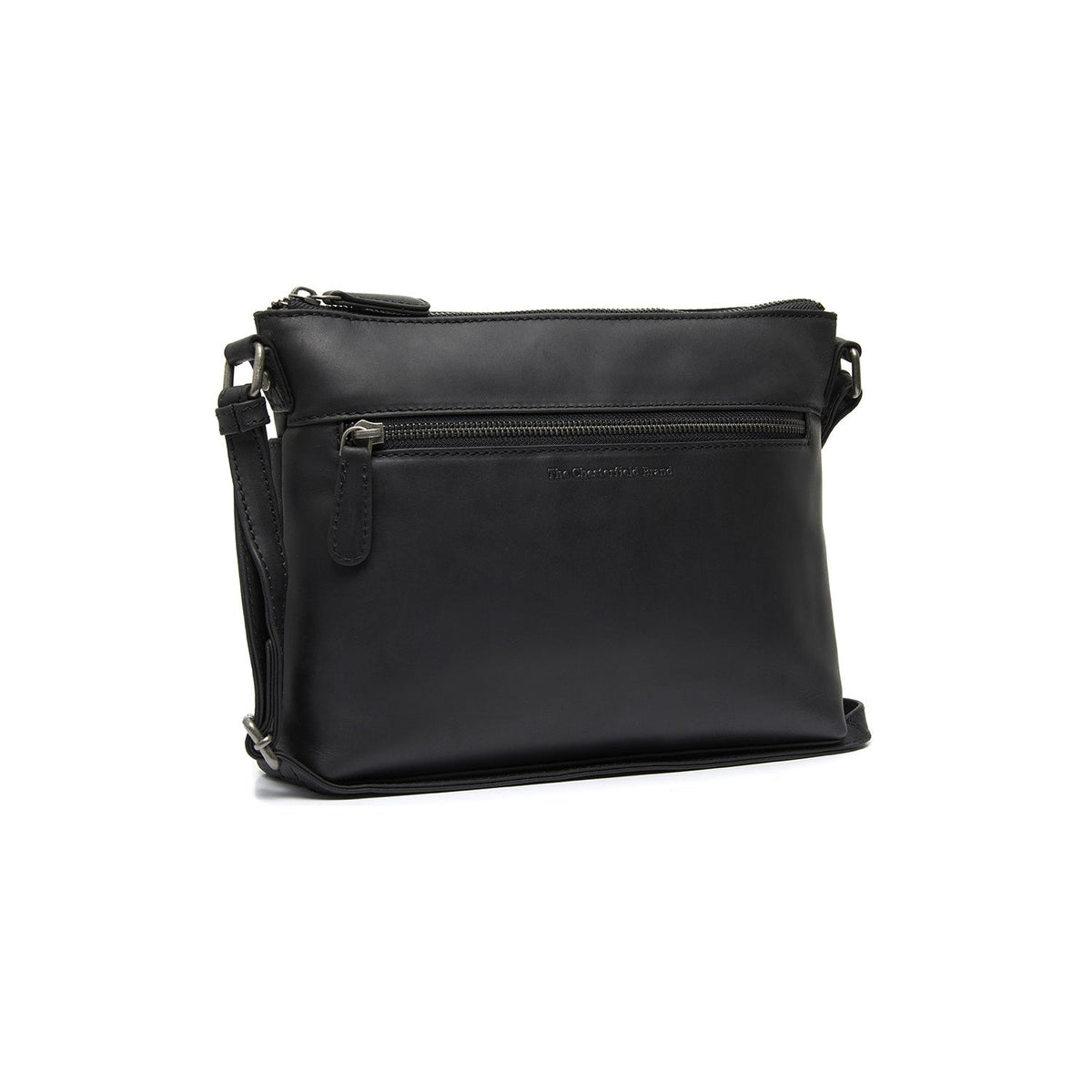 Durban Full-Grain Leather Crossbody Bag نسائي in Classic 100% Full-Grain Leather - Full Exterior Front Profile View | Buy Online