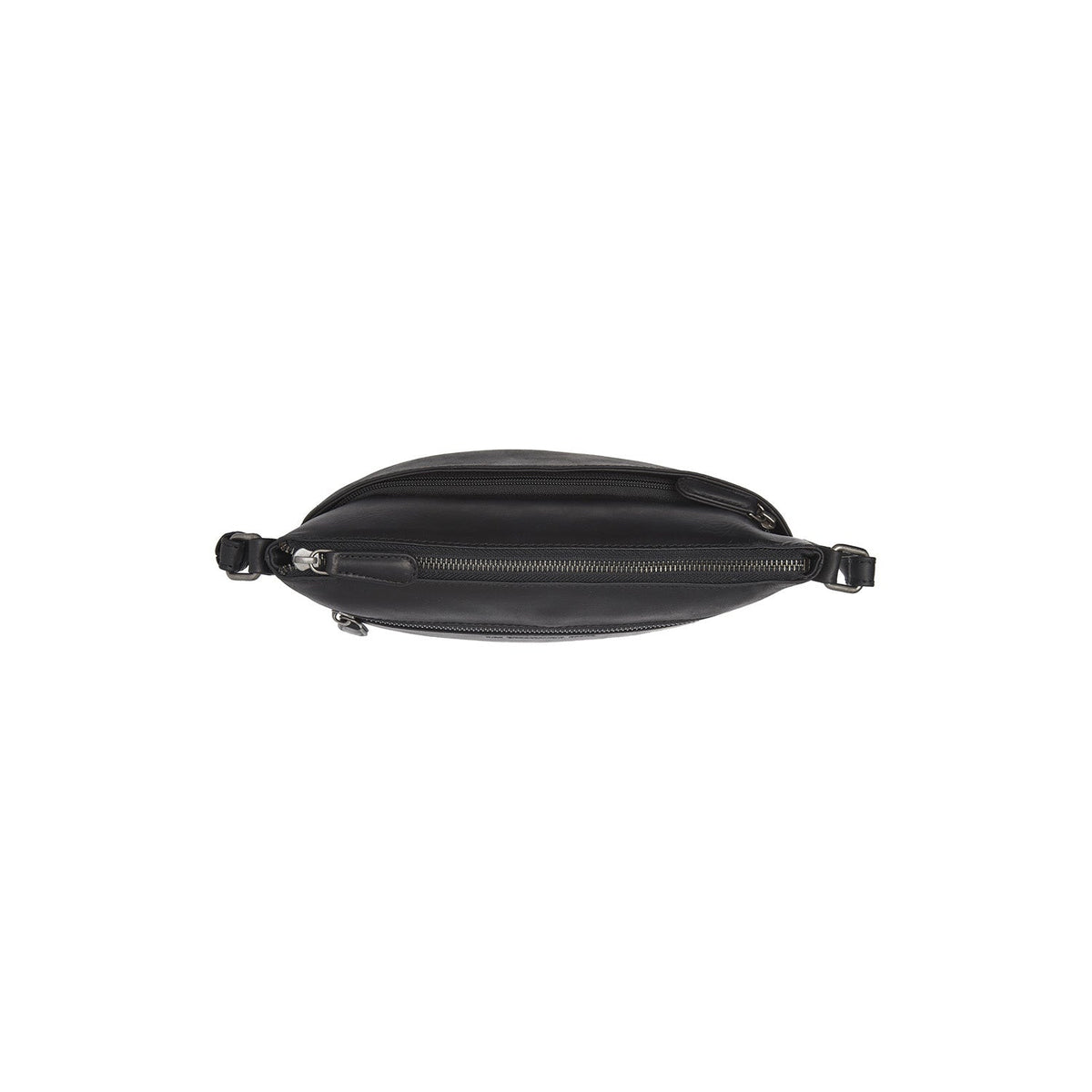 Durban Full-Grain Leather Crossbody Bag نسائي - Structured Side Profile Showing Gusset Depth &amp; Expansion Capacity