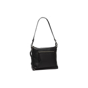 Faro Full-Grain Leather Crossbody Bag نسائي in Classic 100% Full-Grain Leather - Full Exterior Front Profile View | Buy Online