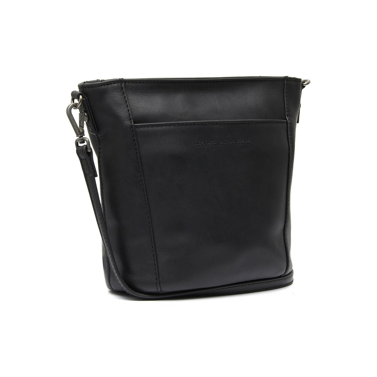 Fintona Full-Grain Leather Crossbody Bag نسائي in Classic 100% Full-Grain Leather - Full Exterior Front Profile View | Buy Online