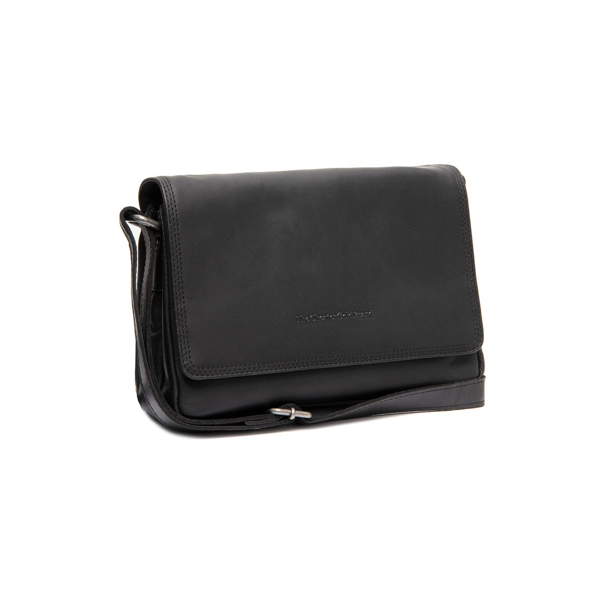 Forano Full-Grain Leather Crossbody Bag نسائي in Classic 100% Full-Grain Leather - Full Exterior Front Profile View | Buy Online