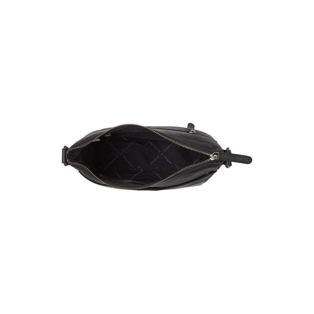 Henderson Full-Grain Leather Crossbody Bag - Structured Side Profile Showing Gusset Depth & Expansion Capacity