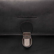 
Classic 100% Full-Grain leather Bag - عرض خلفي يوضح أحزمة الجلد المقواة والخياطة المتقنة