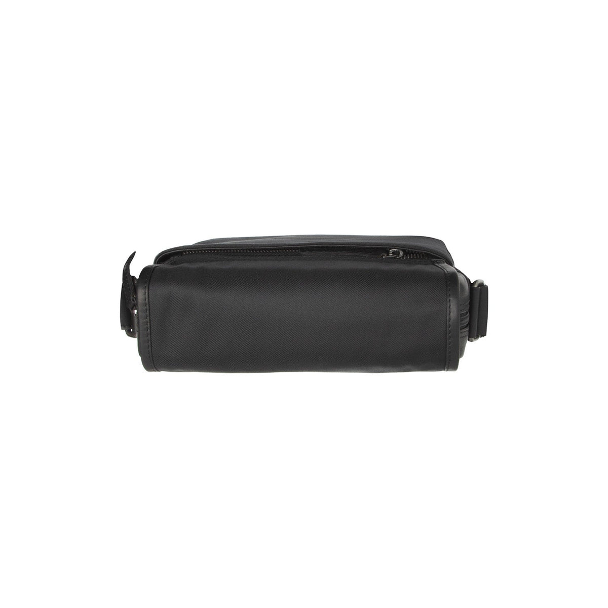 Mikeli جلد طبيعي فل جرين حقيبة كروس - Structured Side Profile Showing Gusset Depth &amp; Expansion Capacity