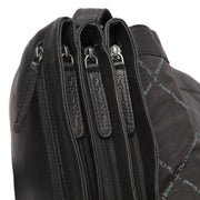 Millie Full-Grain Leather Crossbody Bag نسائي - Structured Side Profile Showing Gusset Depth &amp; Expansion Capacity
