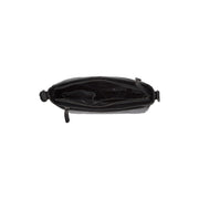 Mumbai Full-Grain Leather Crossbody Bag نسائي - Structured Side Profile Showing Gusset Depth &amp; Expansion Capacity