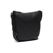 أحمرding Full-Grain Leather Crossbody Bag نسائي in Red 100% Full-Grain Leather - Full Exterior Front Profile View | Buy Online