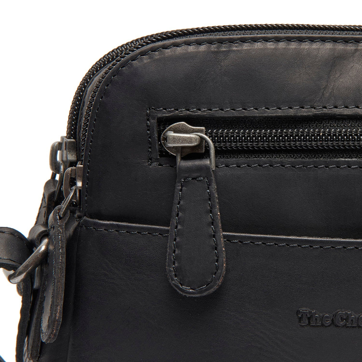 
Classic 100% Full-Grain leather Bag - عرض خلفي يوضح أحزمة الجلد المقواة والخياطة المتقنة