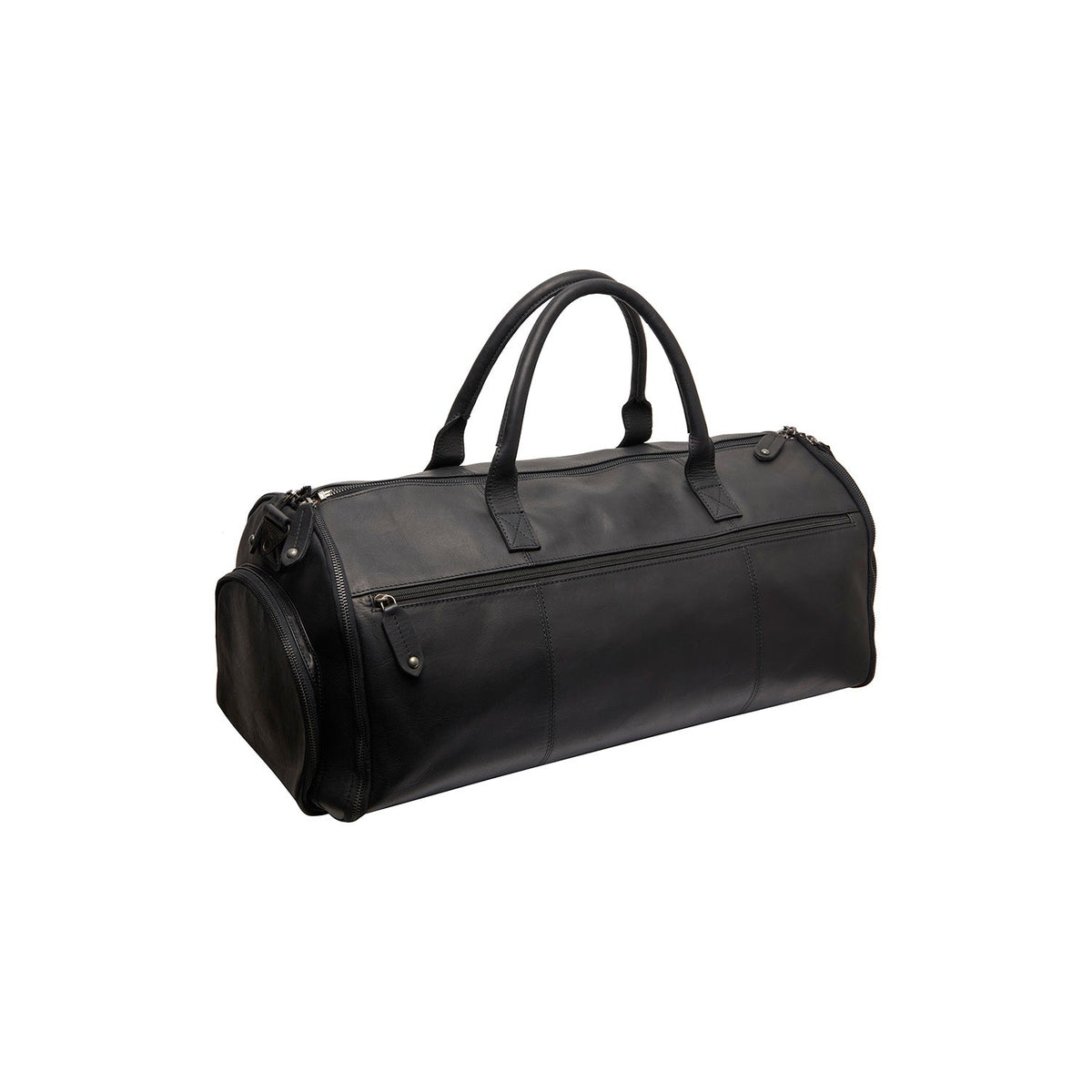 Tailored Rib Cuffs &amp; Hem Craftsmanship Construction Detail on Leather Garment Bag Finlay نسائي