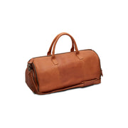 Cognac Leather Garment Bag Finlay نسائي, front view