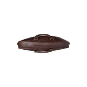 Close-Up Detail of Classic Collar &amp; Heavy-Duty Zipper Hardware on Leather Garment Bag Josh نسائي