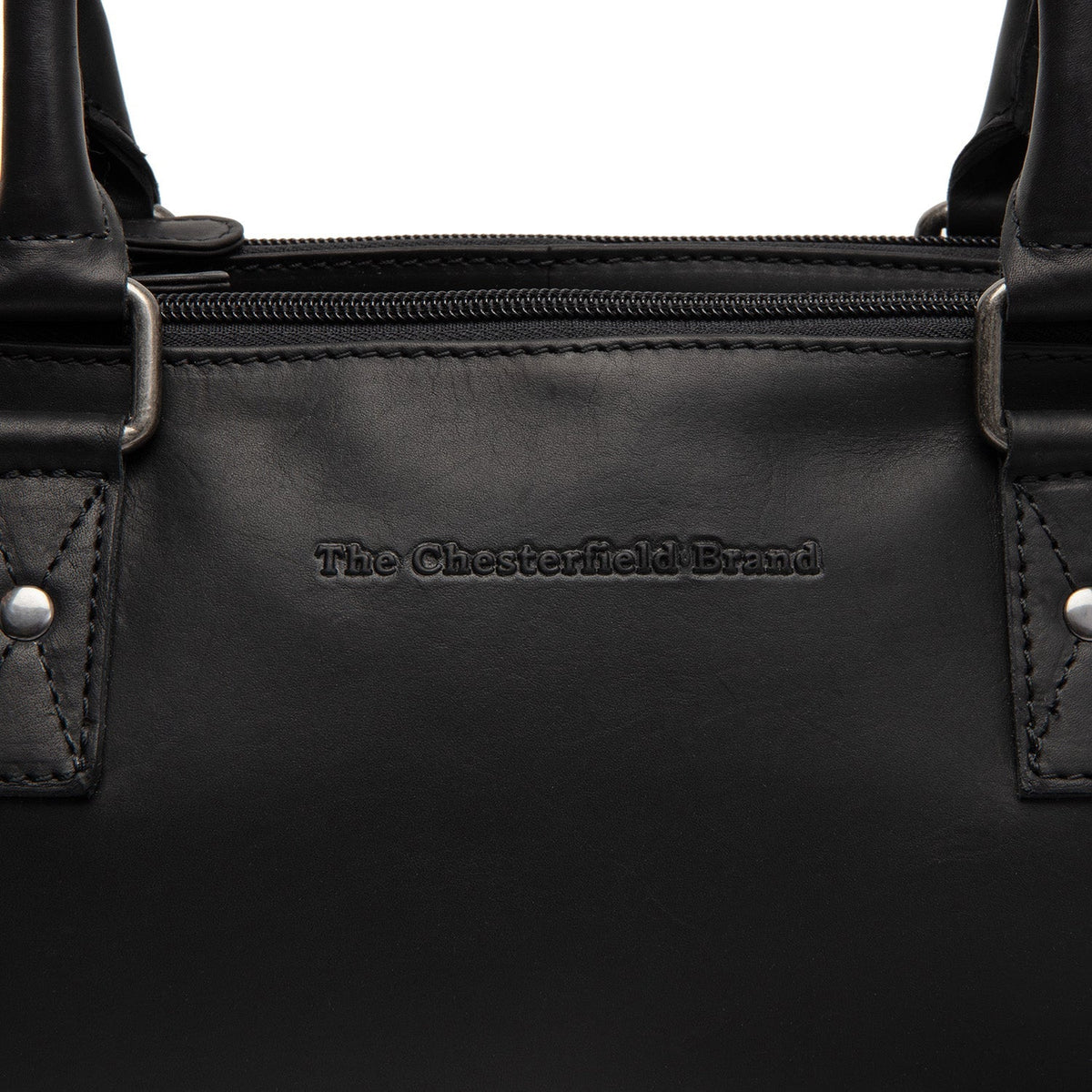 Classic 100% Full-Grain leather Goods - Back View Showing Tailored Shoulder Fit &amp; Clean Hemline