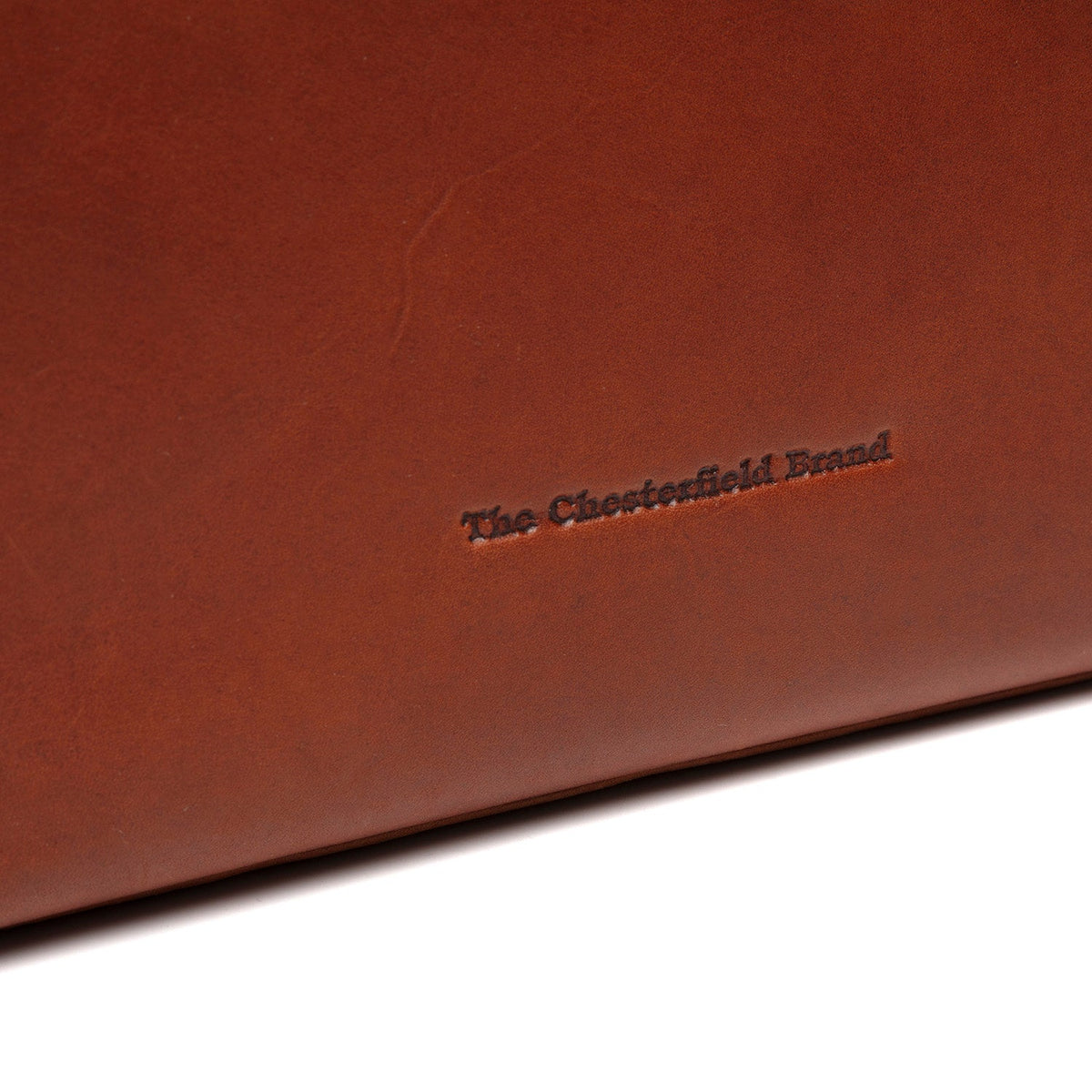 Cognac Leather Handbag Hermosa, detail view 5