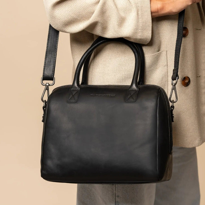 Langton Full-Grain Leather Handbag نسائي