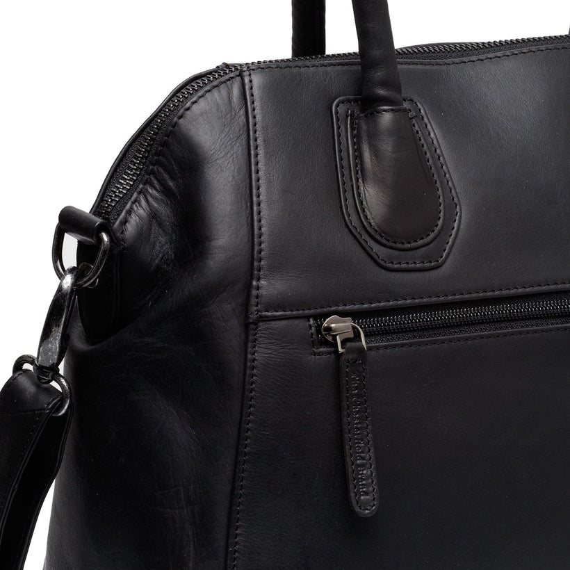 Marsala Full-Grain Leather Handbag نسائي