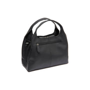Styled Fit Perspective of Salina Full-Grain Leather Handbag نسائي on Model - Natural Daylight Drape