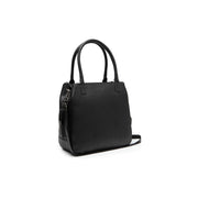 Solvin Full-Grain Leather Handbag نسائي in Classic 100% Full-Grain Leather - Front Profile View &amp; Tailored Silhouette | Buy Online