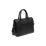 Tailored Rib Cuffs &amp; Hem Craftsmanship Construction Detail on Valmonte Full-Grain Leather Handbag نسائي