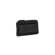 Oliver Full-Grain Leather Key Case نسائي in Olive 100% Full-Grain Leather - Front Profile View &amp; Tailored Silhouette | Buy Online