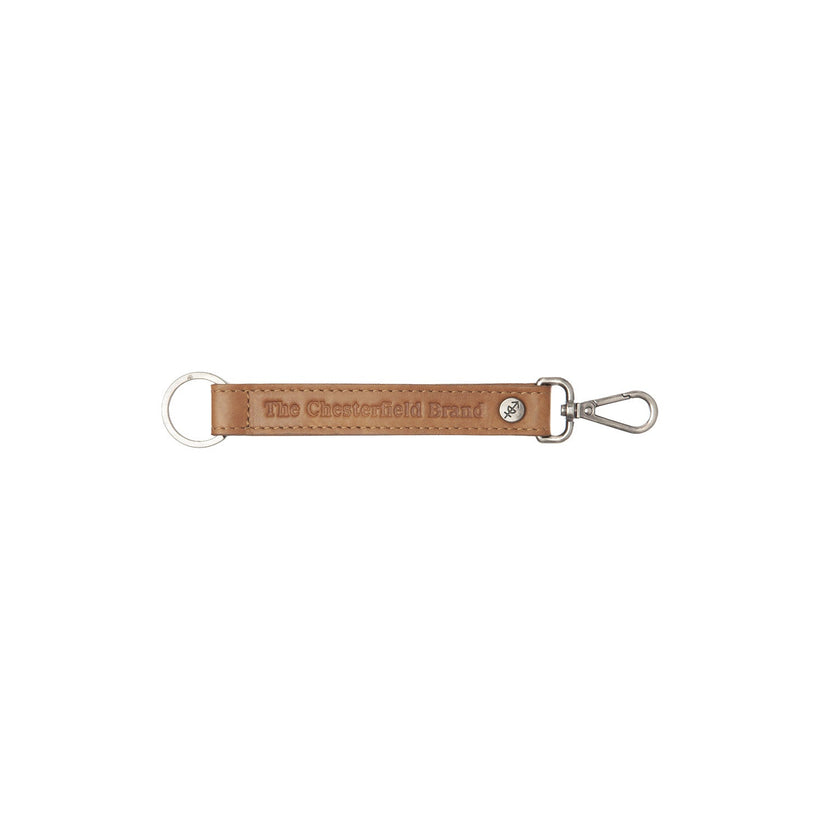 Leather Key Ring كونياك نسائي