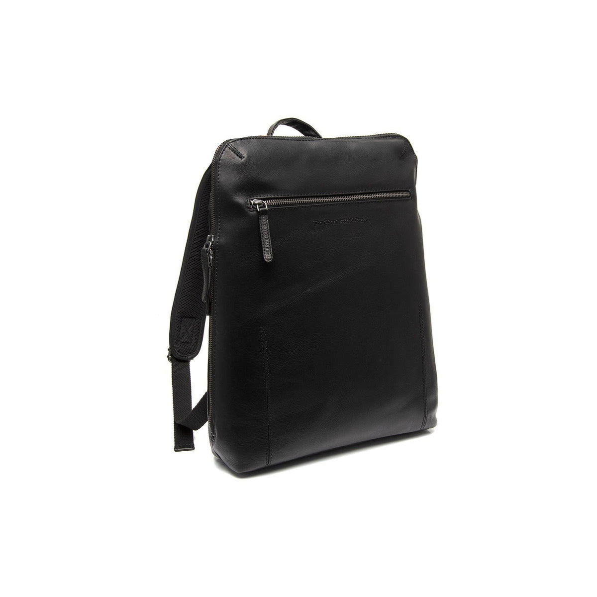 Filmore Full-Grain Leather Laptop Backpack نسائي in Classic 100% Full-Grain Leather - Full Exterior Front Profile View | Buy Online