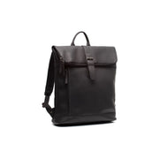 Larsson Full-Grain Leather Laptop Backpack نسائي in Classic 100% Full-Grain Leather - Full Exterior Front Profile View | Buy Online