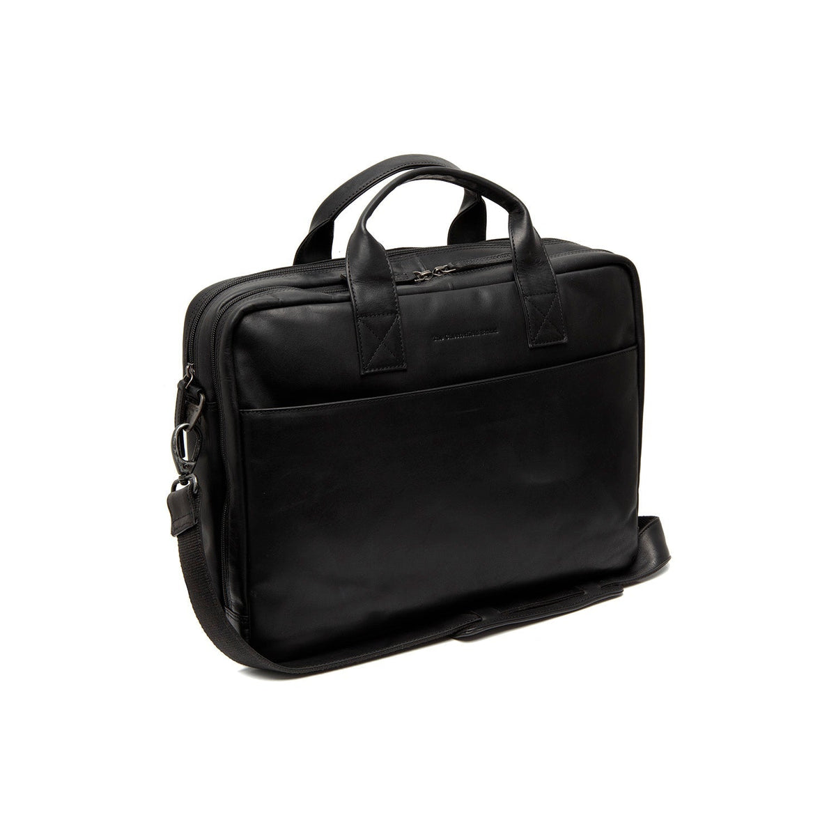 Frazer Full-Grain Leather Laptop Bag نسائي in Classic 100% Full-Grain Leather - Full Exterior Front Profile View | Buy Online
