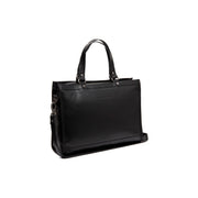 Manly Full-Grain Leather Laptop Bag نسائي in Classic 100% Full-Grain Leather - Full Exterior Front Profile View | Buy Online