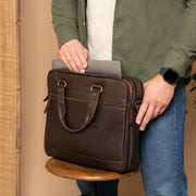 Montara Full-Grain Leather Laptop Bag نسائي – alternate product view 3