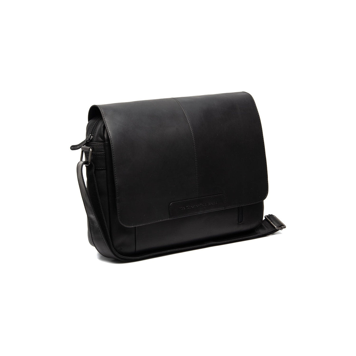 Richard Full-Grain Leather Laptop Bag رجالي in Classic 100% Full-Grain Leather - Full Exterior Front Profile View | Buy Online