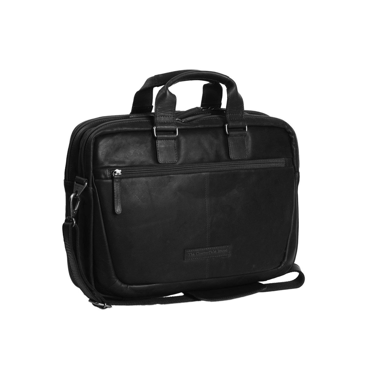 Seth Full-Grain Leather Laptop Bag جلد طبيعي أصلي 100% فل جرين - Full Exterior عرض أمامي وقَصّة مفصلة أنيقة | شراء أونلاين عبر المتجر الرسمي