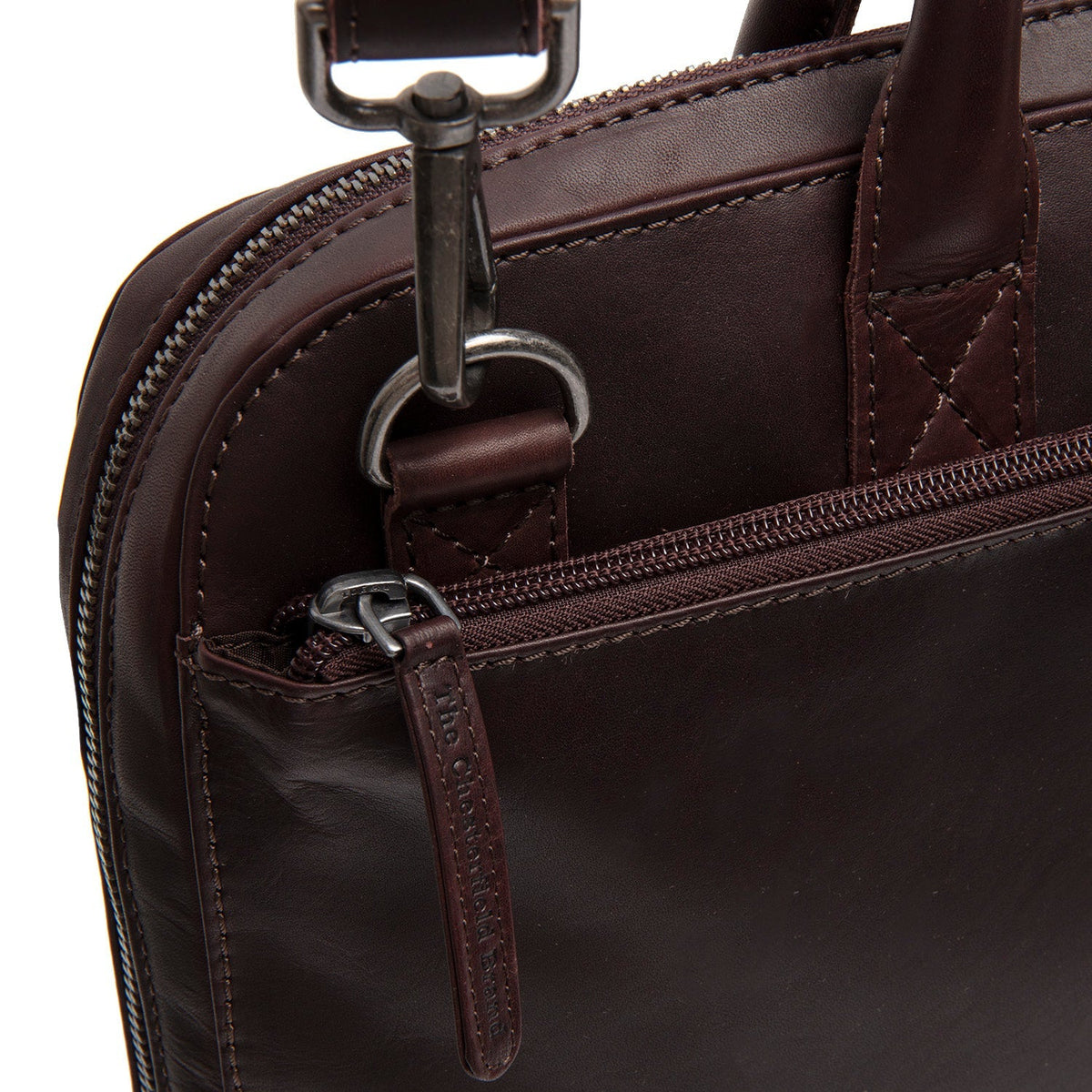 Tilbury Full-Grain Leather Laptop Bag نسائي – alternate product view 2