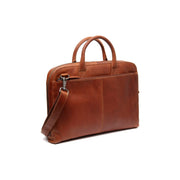 Cognac Leather Laptop Bag Tilbury, detail view 6