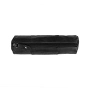 Leather Pencil Case Lea نسائي - Lateral Side Profile View Showing Sleeve Cut &amp; Athletic Taper Fit