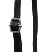 Tailored Rib Cuffs &amp; Hem Craftsmanship Construction Detail on Langley Full-Grain Leather Phone Bag نسائي