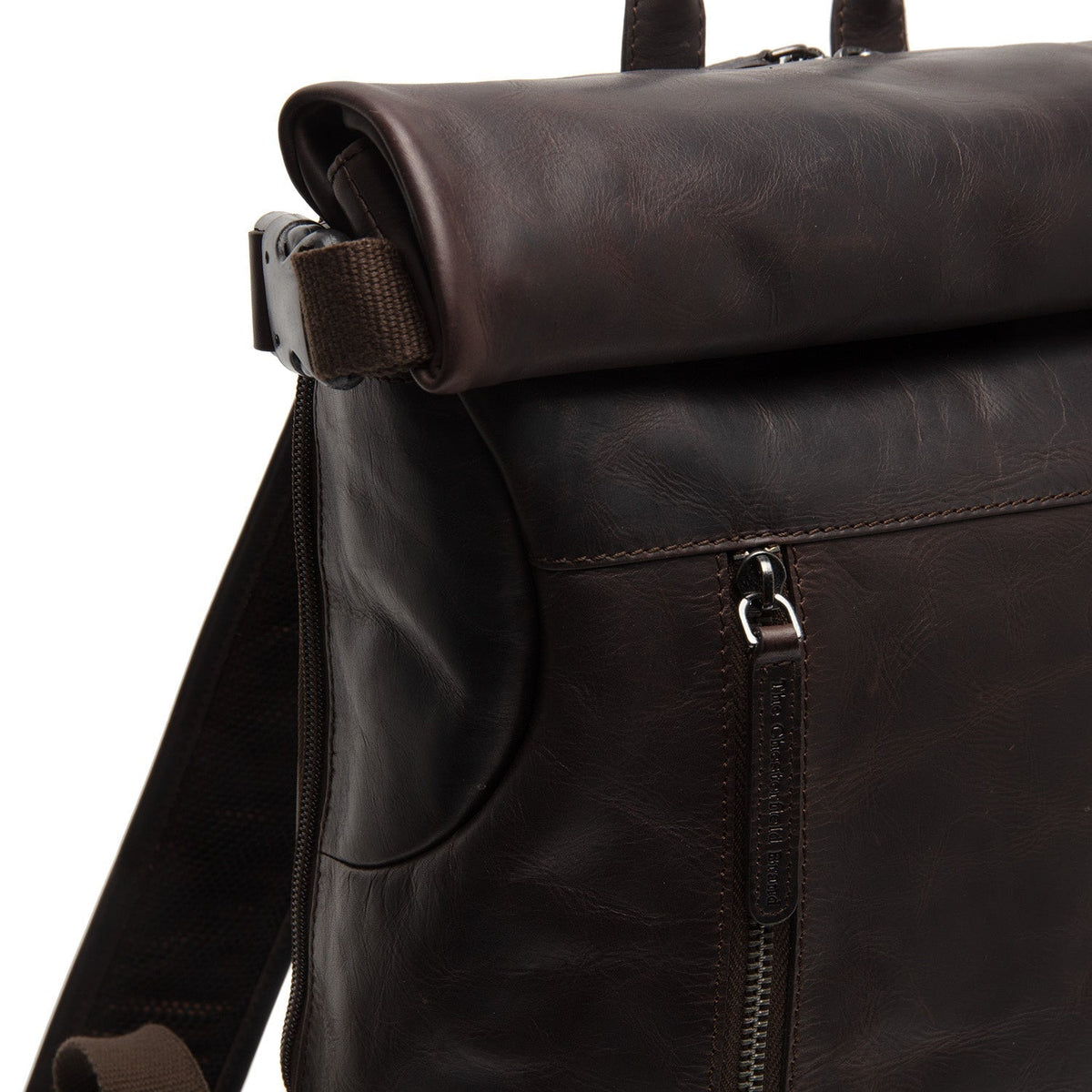 
Mazara جلد طبيعي فل جرين Roll-top Backpack – alternate product view 2