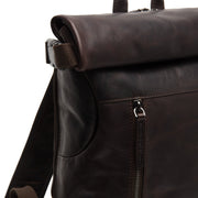 
Mazara جلد طبيعي فل جرين Roll-top Backpack – alternate product view 2