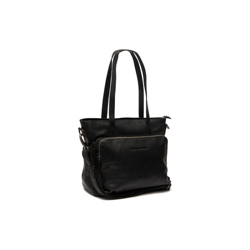 Alicante Full-Grain Leather Shopper in Classic 100% Full-Grain Leather - Full Exterior Front Profile View | Buy Online