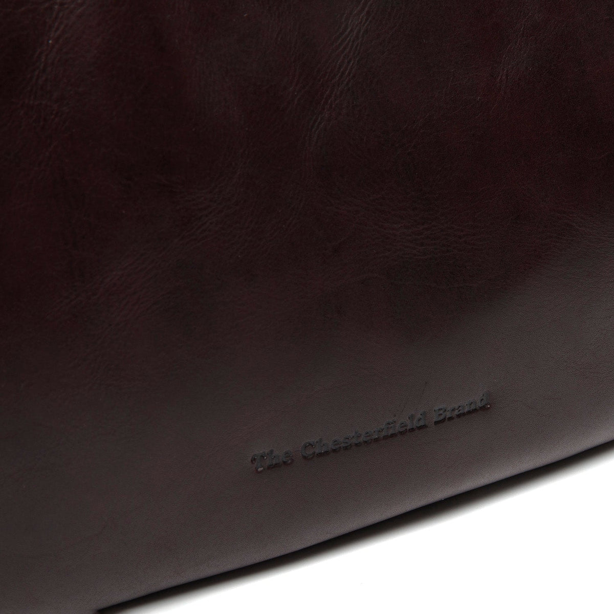 Brown Leather Shoulder Bag Alexandria, detail view 1