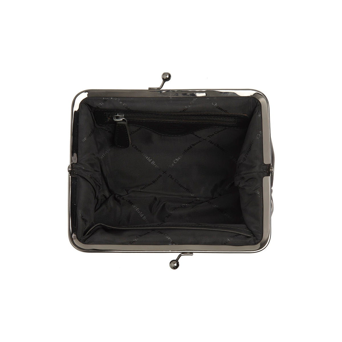 Solid Antique Brass Hardware &amp; Heavy-Duty Dual Zipper Detail on Andrade Full-Grain Leather Shoulder Bag نسائي