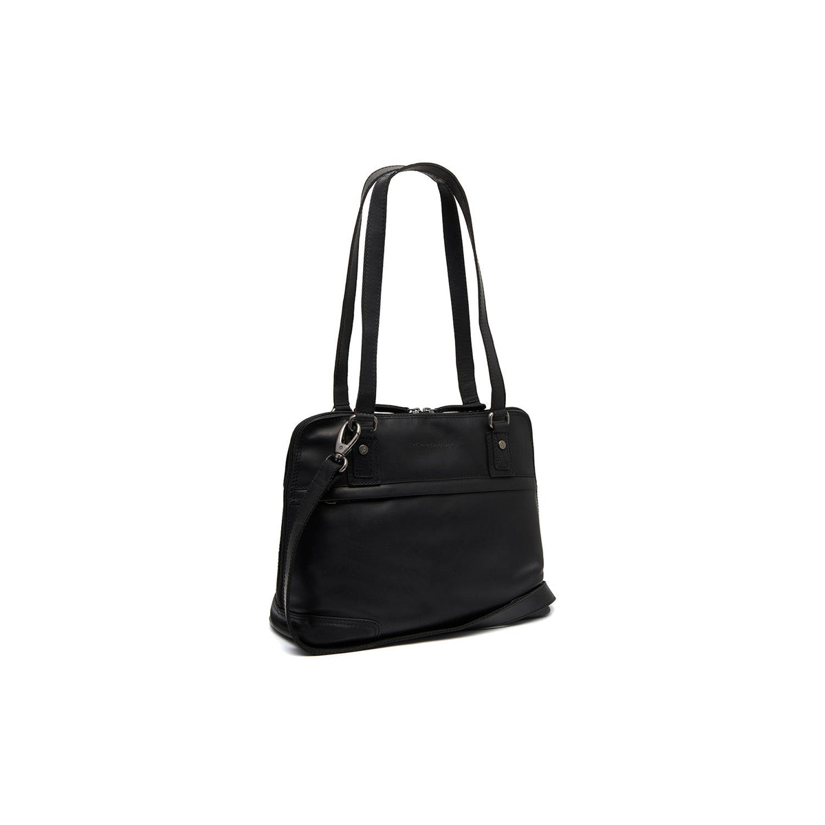 Belgrado Full-Grain Leather Shoulder Bag نسائي in Classic 100% Full-Grain Leather - Full Exterior Front Profile View | Buy Online
