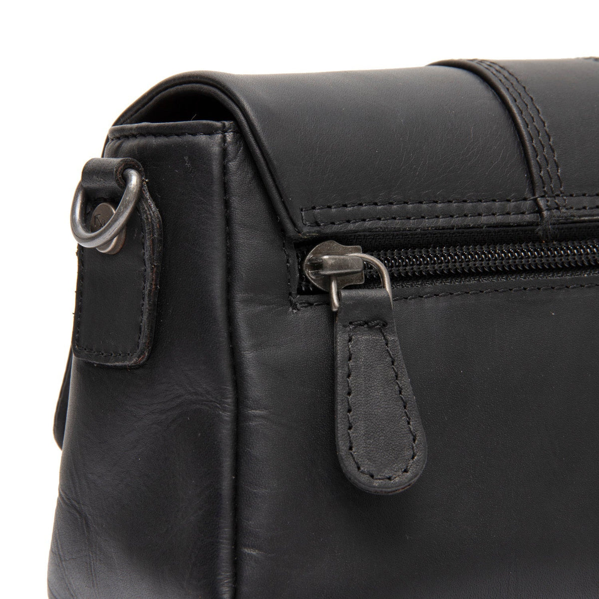 Reinforced Leather Base with Protective Metal Studs Detail