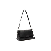 Clifden Full-Grain Leather Shoulder Bag نسائي in Classic 100% Full-Grain Leather - Full Exterior Front Profile View | Buy Online