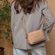 Liora Full-Grain Leather Shoulder Bag نسائي – alternate product view 2