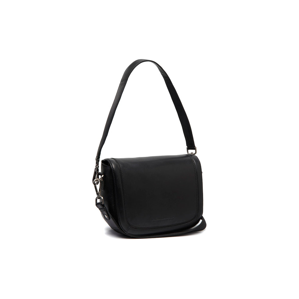 Lizzola Full-Grain Leather Shoulder Bag نسائي in Classic 100% Full-Grain Leather - Full Exterior Front Profile View | Buy Online