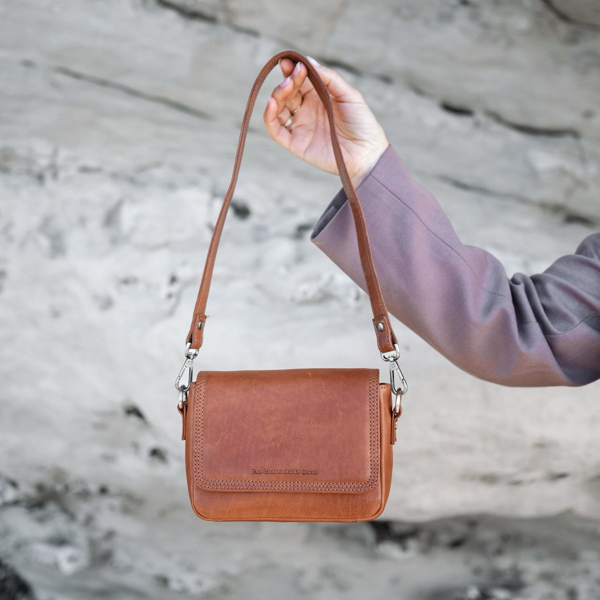 Everyday Carry Perspective Showing Ergonomic Grab Handle &amp; Strap Comfort