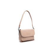 Miloa Full-Grain Leather Shoulder Bag نسائي in Classic 100% Full-Grain Leather - Full Exterior Front Profile View | Buy Online