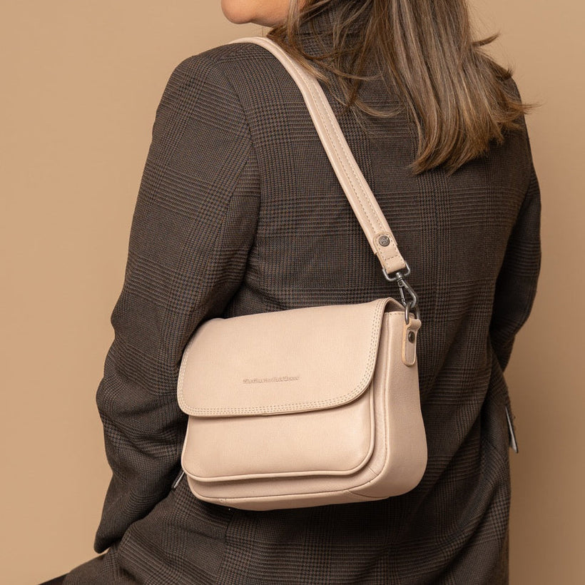Miloa Full-Grain Leather Shoulder Bag نسائي