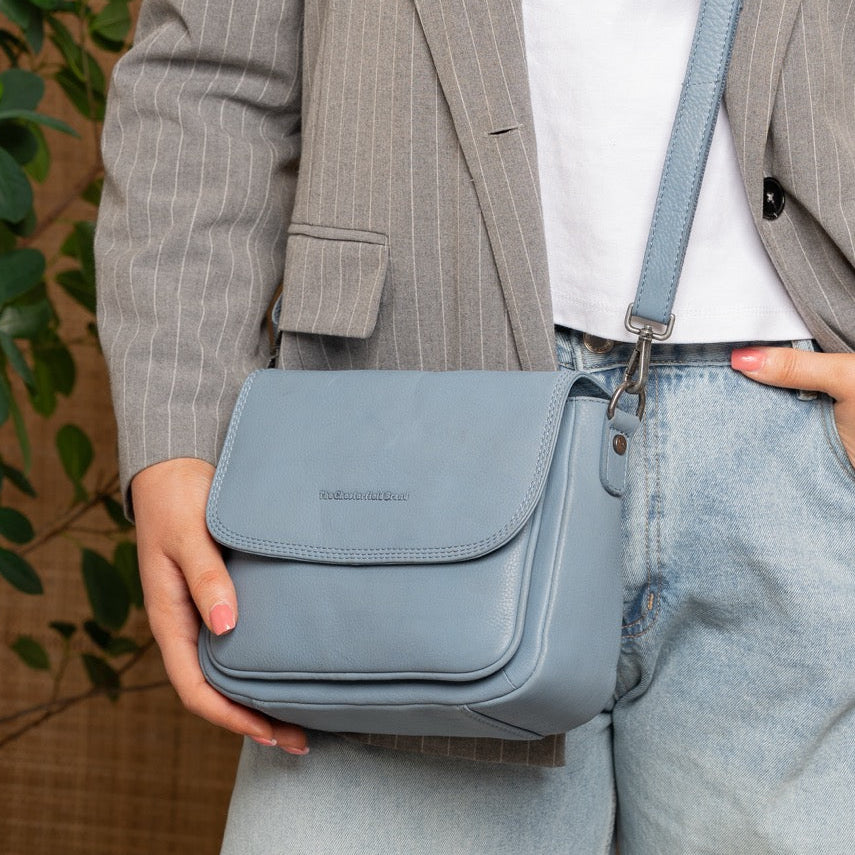 Miloa Full-Grain Leather Shoulder Bag نسائي – alternate product view 2