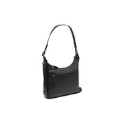 Mirave Full-Grain Leather Shoulder Bag نسائي in Classic 100% Full-Grain Leather - Full Exterior Front Profile View | Buy Online